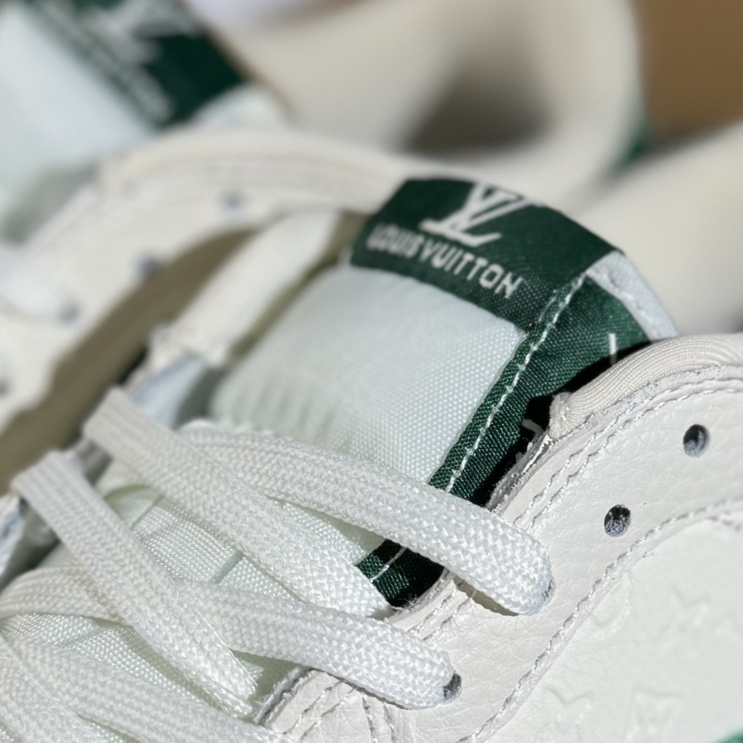 280 Travis Scott x Nike Air Jordan 1 Low x Louis Vuitton Air Jordan 1 Low 反转白绿满印倒钩 XS2025-064