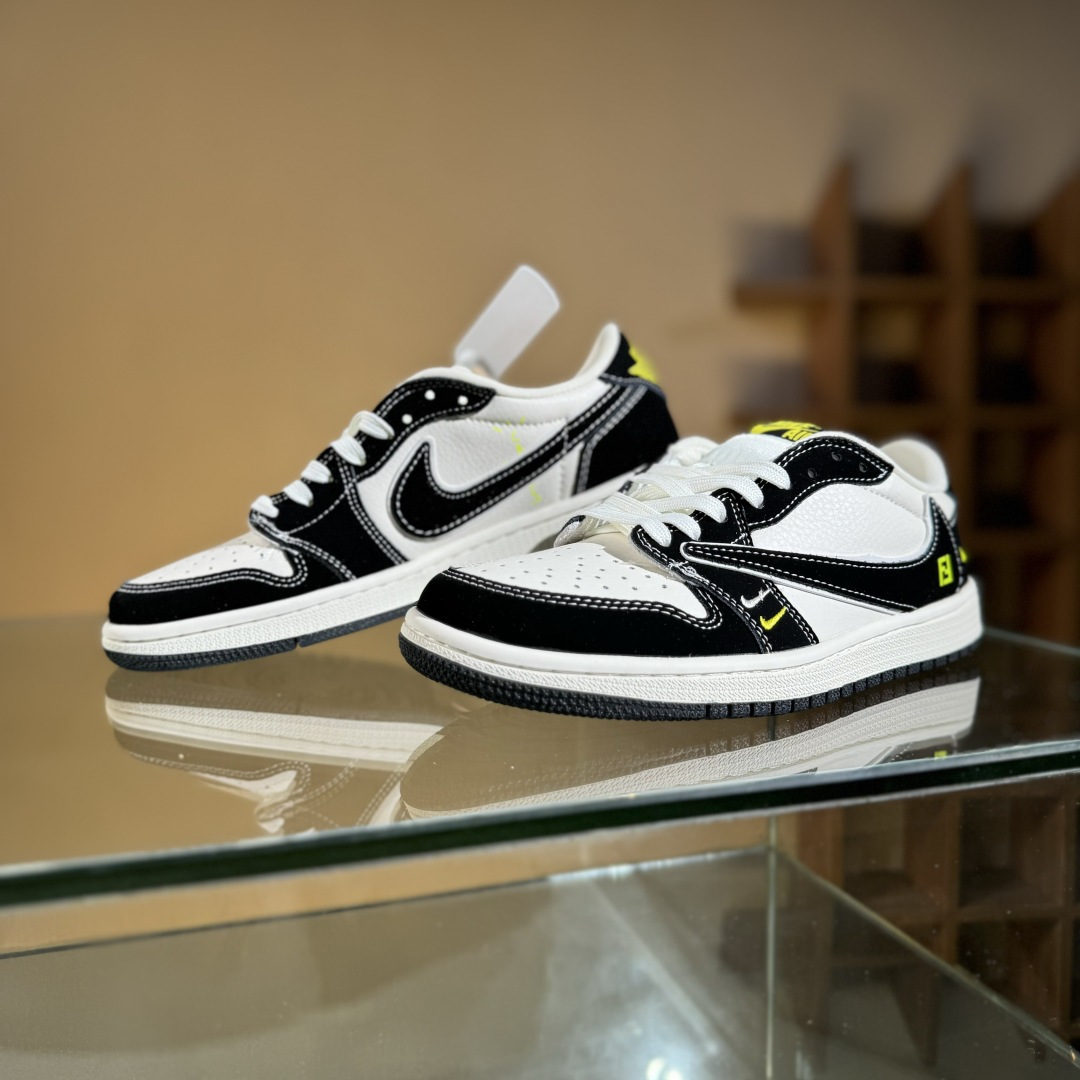 280 Travis Scott x Nike Air Jordan 1 Low Air Jordan 1 Low 反转黑白双小勾倒钩 XS2024-072-Chinese UA Cheap High Quatity Brand Clothes Bags handbags Sneakers wholesale wholesaler seller from China Factory suppliers Fashion Clothing Shoes best Quality Beautiful Price 280 Travis Scott x Nike Air Jordan 1 Low Air Jordan 1 Low 反转黑白双小勾倒钩 XS2024-072