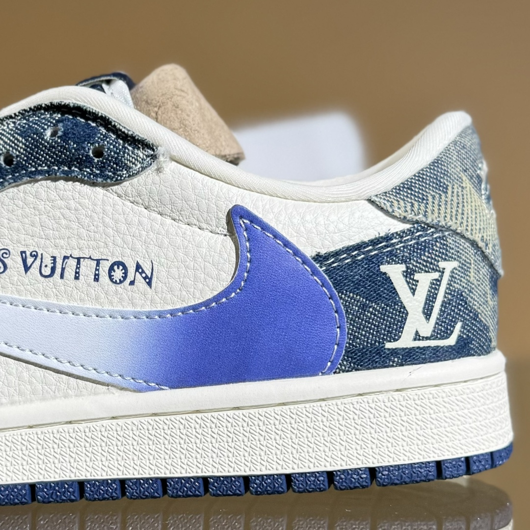 280 Travis Scott x Nike Air Jordan 1 Low x Louis Vuitton Air Jordan 1 Low 反转牛仔蓝白满天星倒钩 XQ1979-002-Chinese UA Cheap High Quatity Brand Clothes Bags handbags Sneakers wholesale wholesaler seller from China Factory suppliers Fashion Clothing Shoes best Quality Beautiful Price 280 Travis Scott x Nike Air Jordan 1 Low x Louis Vuitton Air Jordan 1 Low 反转牛仔蓝白满天星倒钩 XQ1979-002