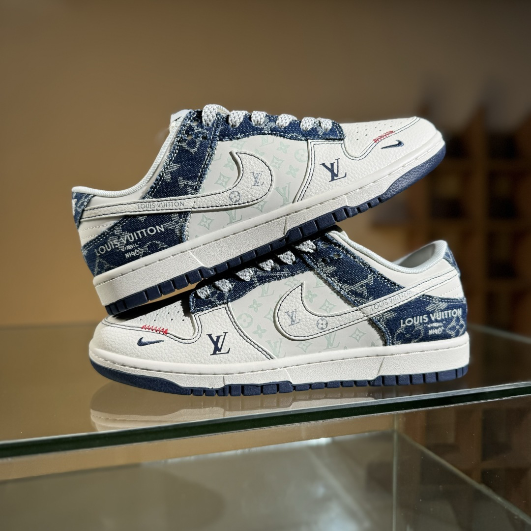 280 Nike SB Dunk Low x Louis Vuitton 白蓝牛仔小勾满天星 YX5066-375-Chinese UA Cheap High Quatity Brand Clothes Bags handbags Sneakers wholesale wholesaler seller from China Factory suppliers Fashion Clothing Shoes best Quality Beautiful Price 280 Nike SB Dunk Low x Louis Vuitton 白蓝牛仔小勾满天星 YX5066-375
