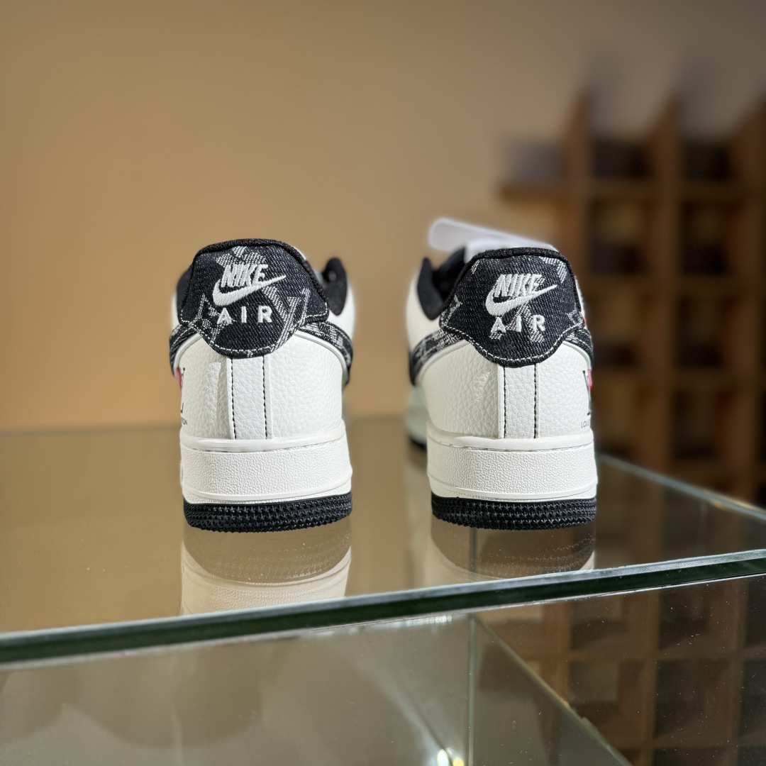 260 Nike Air Force 1'07 Low LV联名 黑线黑牛仔 空军一号低帮休闲板鞋 YX5066-347-Chinese UA Cheap High Quatity Brand Clothes Bags handbags Sneakers wholesale wholesaler seller from China Factory suppliers Fashion Clothing Shoes best Quality Beautiful Price 260 Nike Air Force 1'07 Low LV联名 黑线黑牛仔 空军一号低帮休闲板鞋 YX5066-347