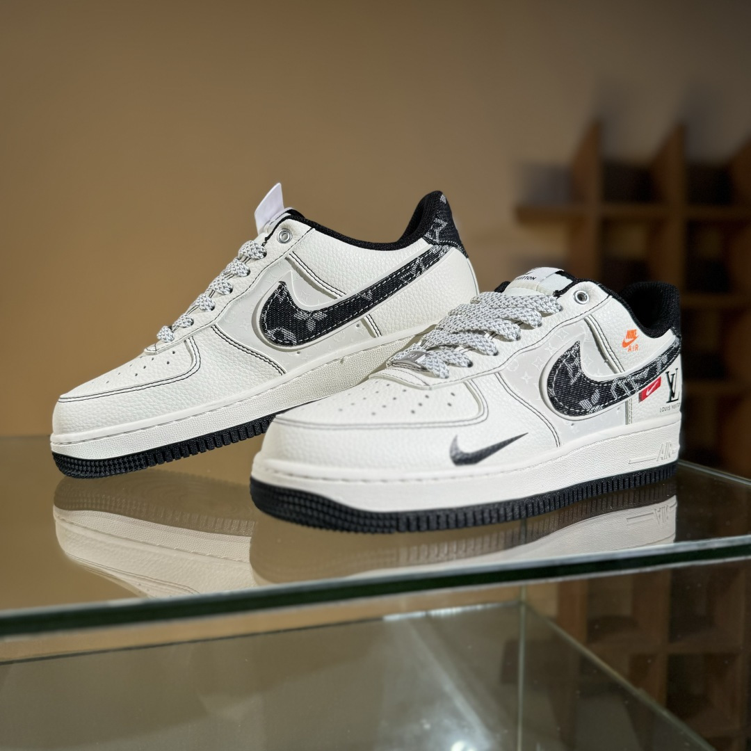 260 Nike Air Force 1'07 Low LV联名 黑线黑牛仔 空军一号低帮休闲板鞋 YX5066-347-Chinese UA Cheap High Quatity Brand Clothes Bags handbags Sneakers wholesale wholesaler seller from China Factory suppliers Fashion Clothing Shoes best Quality Beautiful Price 260 Nike Air Force 1'07 Low LV联名 黑线黑牛仔 空军一号低帮休闲板鞋 YX5066-347