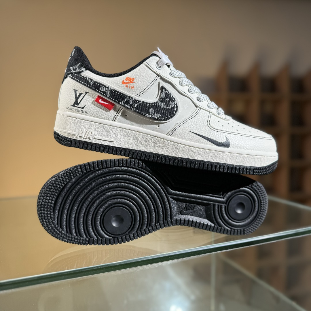 260 Nike Air Force 1'07 Low LV联名 黑线黑牛仔 空军一号低帮休闲板鞋 YX5066-347-Chinese UA Cheap High Quatity Brand Clothes Bags handbags Sneakers wholesale wholesaler seller from China Factory suppliers Fashion Clothing Shoes best Quality Beautiful Price 260 Nike Air Force 1'07 Low LV联名 黑线黑牛仔 空军一号低帮休闲板鞋 YX5066-347