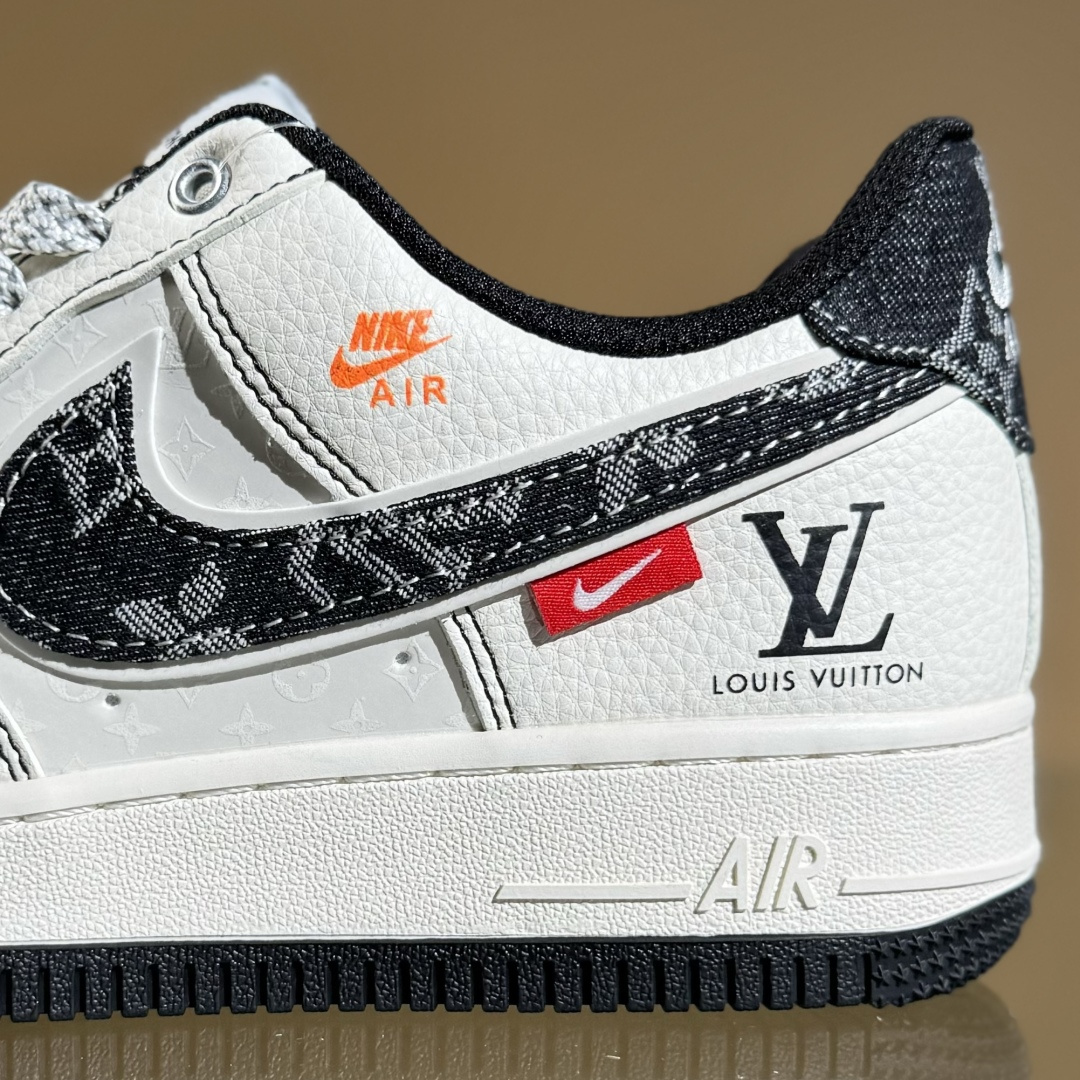 260 Nike Air Force 1'07 Low LV联名 黑线黑牛仔 空军一号低帮休闲板鞋 YX5066-347-Chinese UA Cheap High Quatity Brand Clothes Bags handbags Sneakers wholesale wholesaler seller from China Factory suppliers Fashion Clothing Shoes best Quality Beautiful Price 260 Nike Air Force 1'07 Low LV联名 黑线黑牛仔 空军一号低帮休闲板鞋 YX5066-347