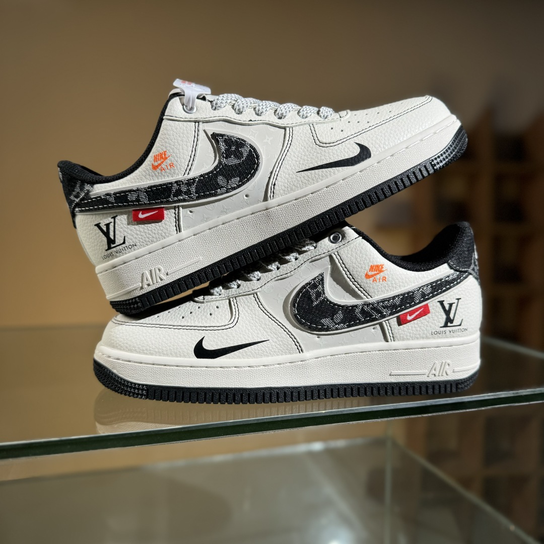260 Nike Air Force 1'07 Low LV联名 黑线黑牛仔 空军一号低帮休闲板鞋 YX5066-347-Chinese UA Cheap High Quatity Brand Clothes Bags handbags Sneakers wholesale wholesaler seller from China Factory suppliers Fashion Clothing Shoes best Quality Beautiful Price 260 Nike Air Force 1'07 Low LV联名 黑线黑牛仔 空军一号低帮休闲板鞋 YX5066-347