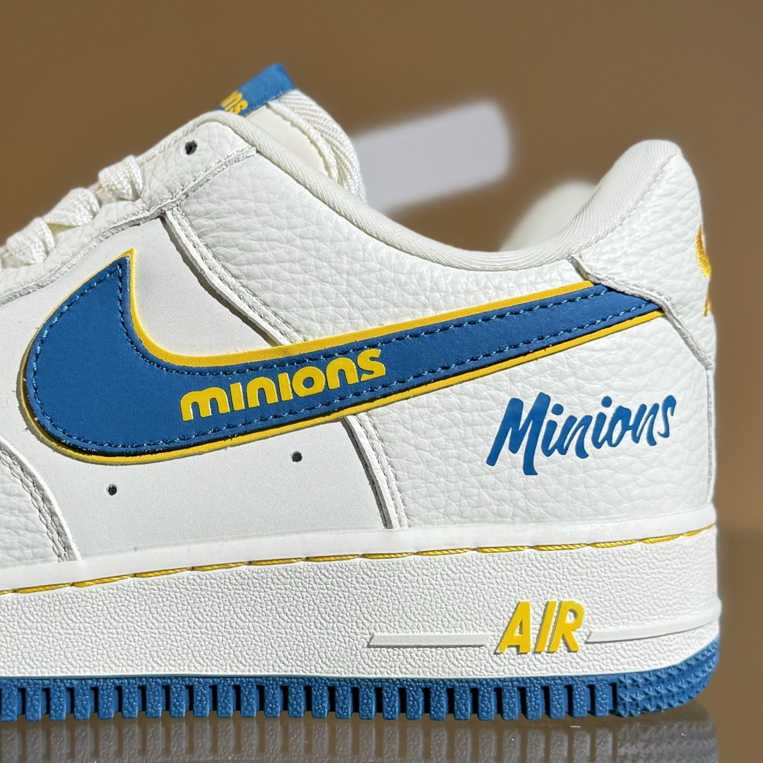 260 Nike Air Force 1'07 Low 小黄人 白蓝金韵 空军一号低帮休闲板鞋 SC0601-566-Chinese UA Cheap High Quatity Brand Clothes Bags handbags Sneakers wholesale wholesaler seller from China Factory suppliers Fashion Clothing Shoes best Quality Beautiful Price 260 Nike Air Force 1'07 Low 小黄人 白蓝金韵 空军一号低帮休闲板鞋 SC0601-566