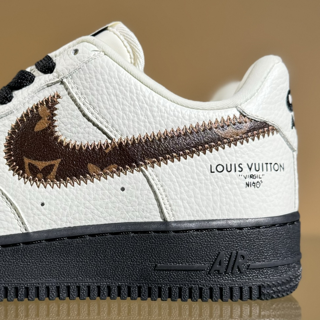 260 Nike Air Force 1'07 Low LV联名 素白雅棕 空军一号定制休闲板鞋 SC0601-559-Chinese UA Cheap High Quatity Brand Clothes Bags handbags Sneakers wholesale wholesaler seller from China Factory suppliers Fashion Clothing Shoes best Quality Beautiful Price 260 Nike Air Force 1'07 Low LV联名 素白雅棕 空军一号定制休闲板鞋 SC0601-559