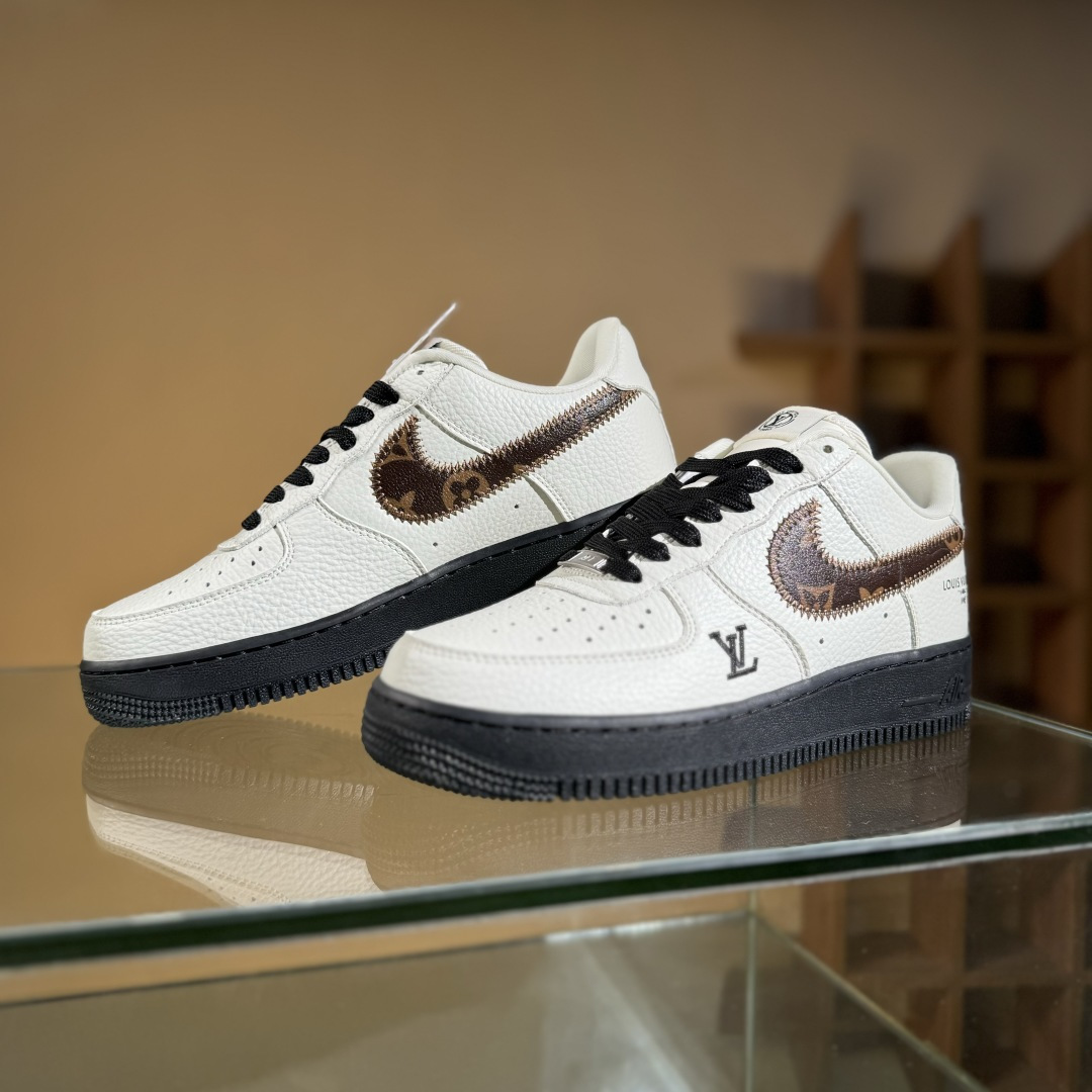 260 Nike Air Force 1'07 Low LV联名 素白雅棕 空军一号定制休闲板鞋 SC0601-559-Chinese UA Cheap High Quatity Brand Clothes Bags handbags Sneakers wholesale wholesaler seller from China Factory suppliers Fashion Clothing Shoes best Quality Beautiful Price 260 Nike Air Force 1'07 Low LV联名 素白雅棕 空军一号定制休闲板鞋 SC0601-559
