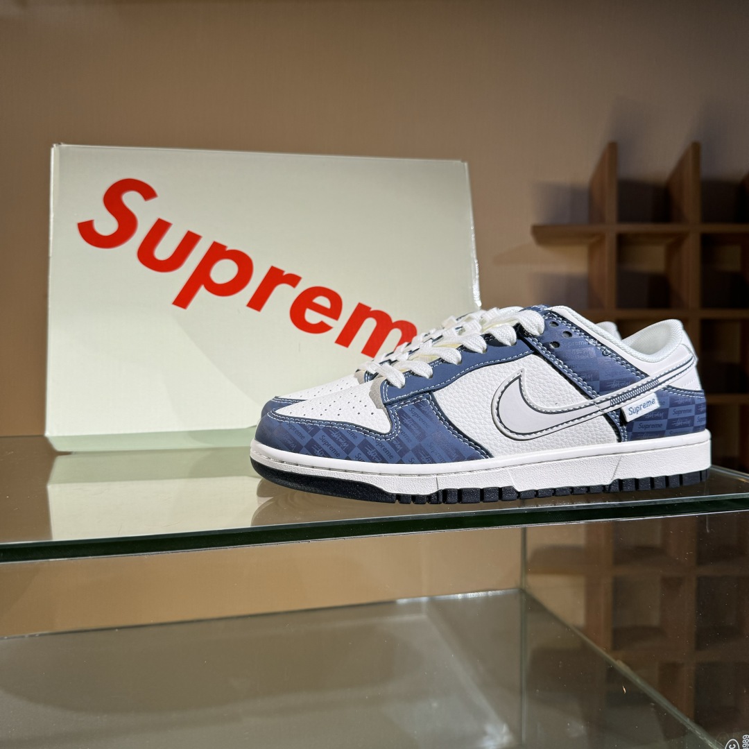 280 Nike SB Dunk Low x Supreme 蓝白 FC1688-228
