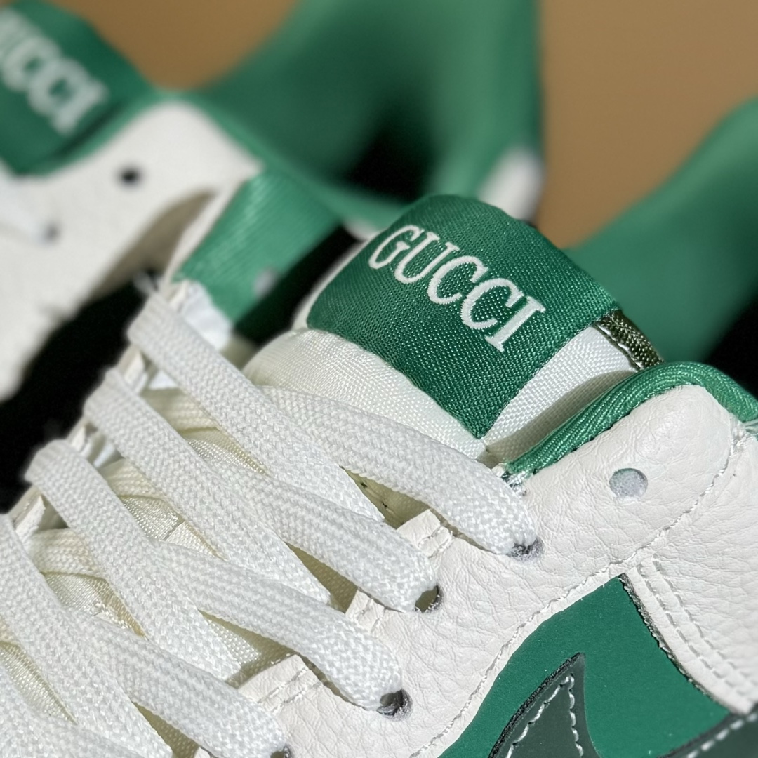 260 Nike Air Force 1 Low 07 x GUCCI 白绿小勾 KK1988-083-Chinese UA Cheap High Quatity Brand Clothes Bags handbags Sneakers wholesale wholesaler seller from China Factory suppliers Fashion Clothing Shoes best Quality Beautiful Price 260 Nike Air Force 1 Low 07 x GUCCI 白绿小勾 KK1988-083