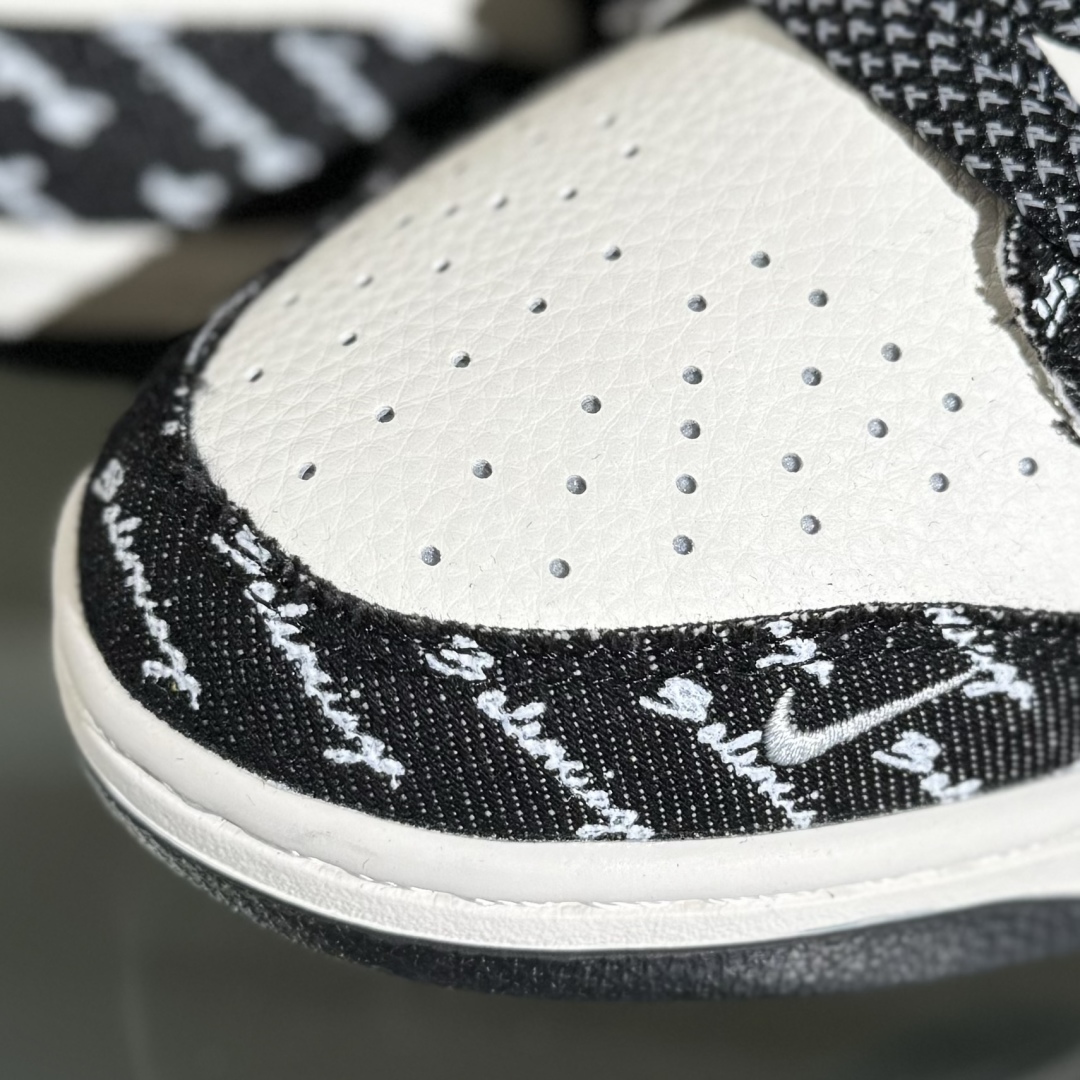 260 Nike SB Dunk Low x Balenciaga 黑白小勾满天星  XD1588-226