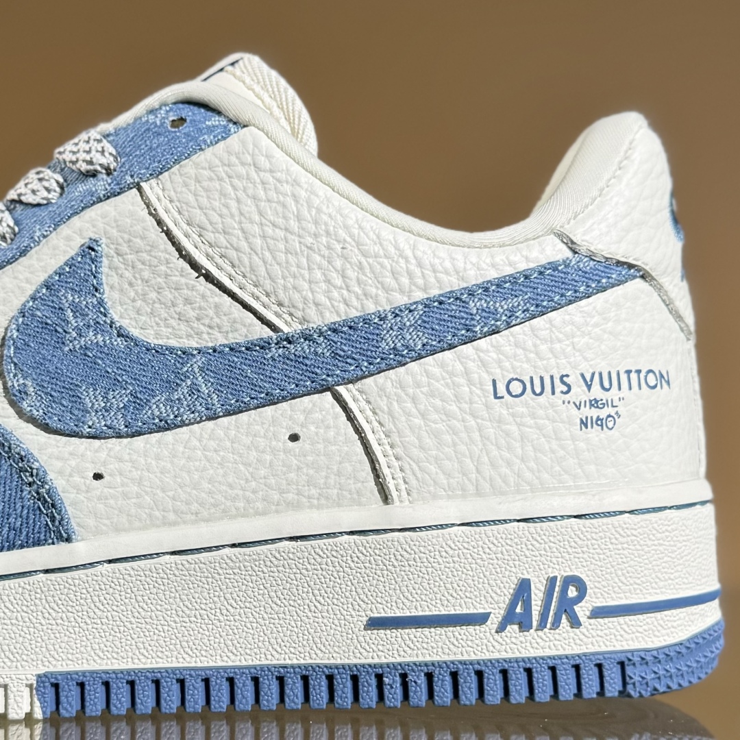 260 Nike Air Force 1'07 Low LV联名 淡蓝牛仔 空军一号低帮休闲板鞋 SC0601-555
