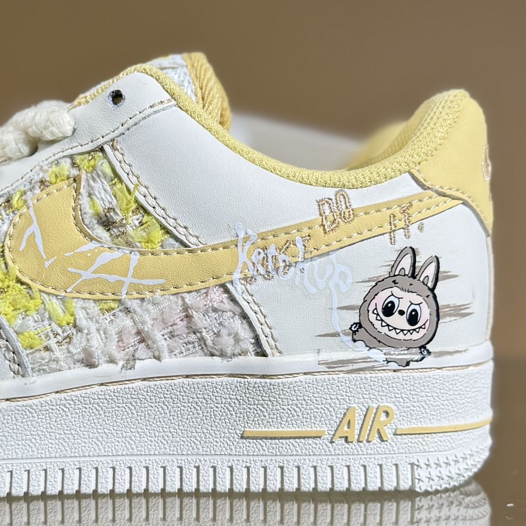 260 Nike Air Force 1'07 Low 拉布布 夏末奶油罐 空军一号低帮休闲板鞋 FJ7740-610