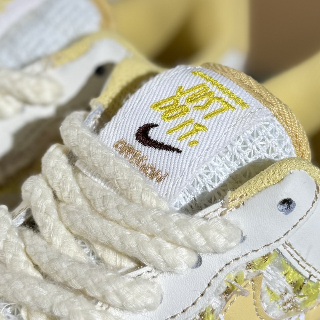 260 Nike Air Force 1'07 Low 拉布布 夏末奶油罐 空军一号低帮休闲板鞋 FJ7740-610