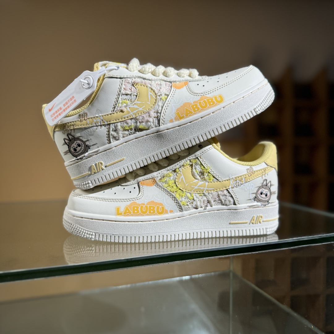 260 Nike Air Force 1'07 Low 拉布布 夏末奶油罐 空军一号低帮休闲板鞋 FJ7740-610