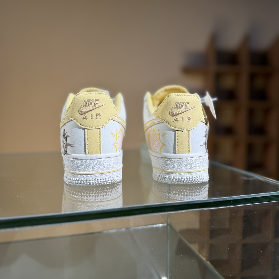 260 Nike Air Force 1'07 Low 拉布布 夏末奶油罐 空军一号低帮休闲板鞋 FJ7740-610