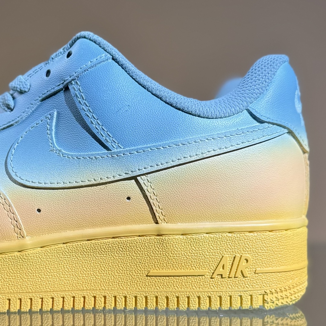 260 Nike Air Force 1'07 Low 蓝黄渐变 空军一号低帮休闲板鞋 GS9875-002
