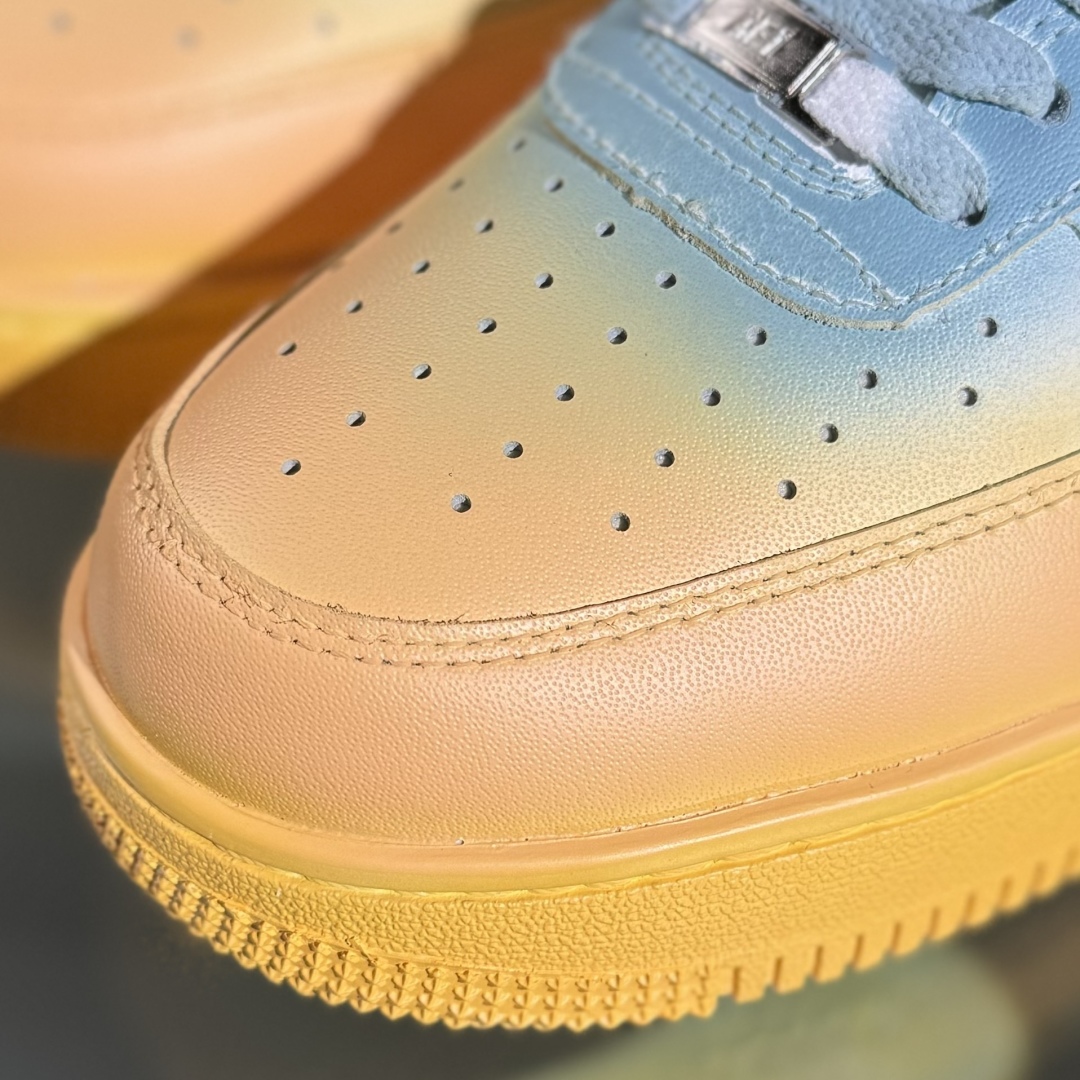260 Nike Air Force 1'07 Low 蓝黄渐变 空军一号低帮休闲板鞋 GS9875-002