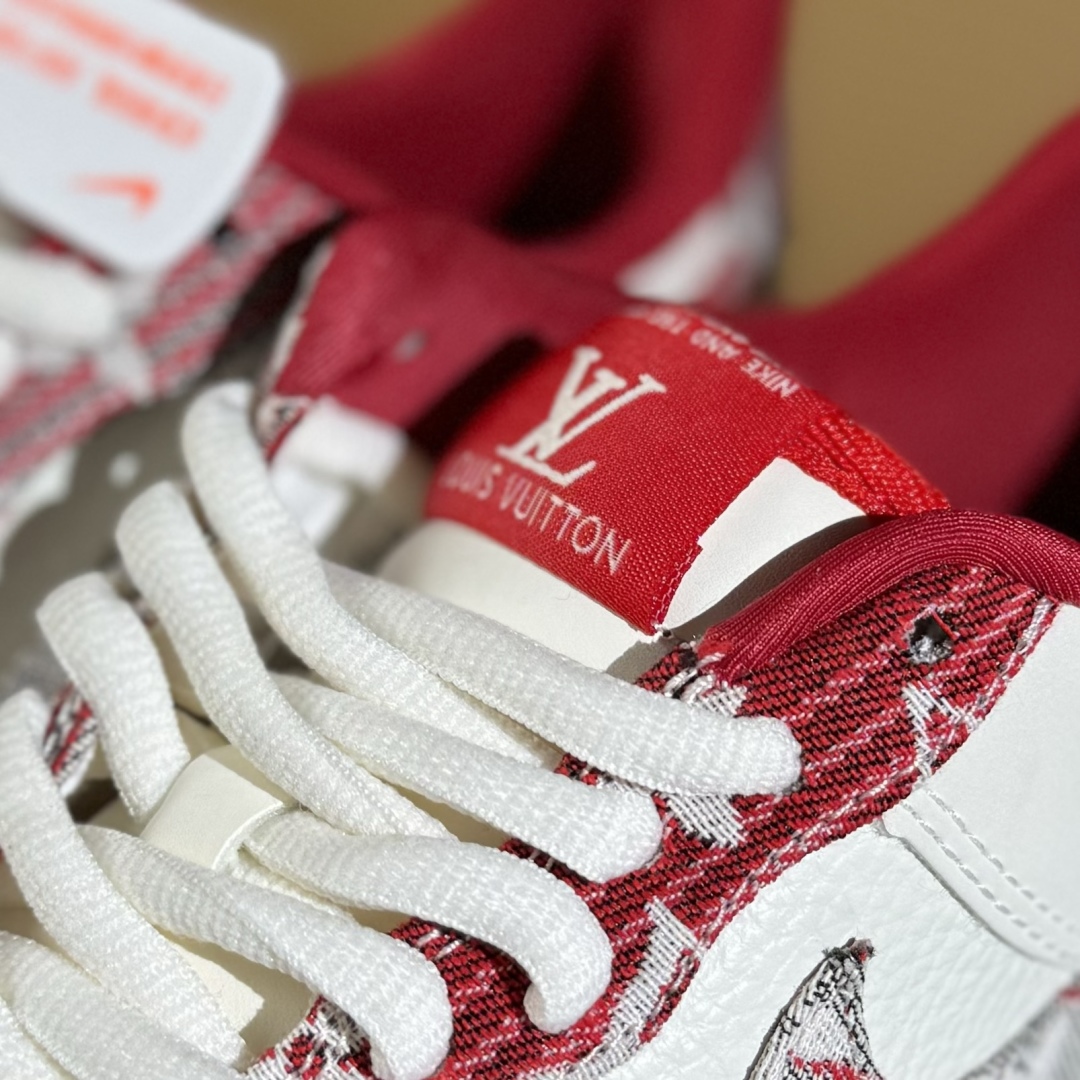 260 Nike Air Force 1'07 Low LV联名 灰红牛仔 空军一号低帮休闲板鞋 SC9207-541 3M反光
