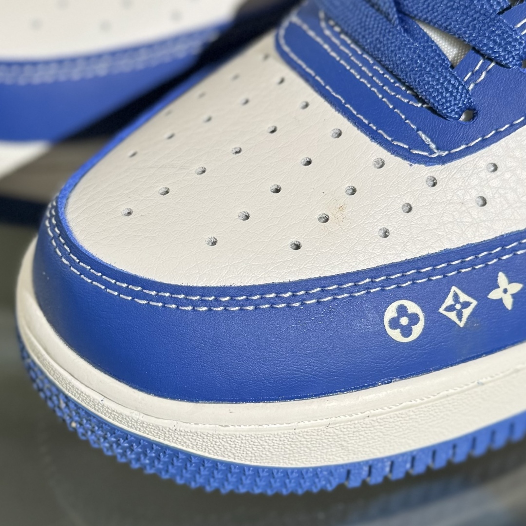 260 Nike Air Force 1'07 Low LV联名 花纹蓝勾 空军一号低帮休闲板鞋 KK1988-092