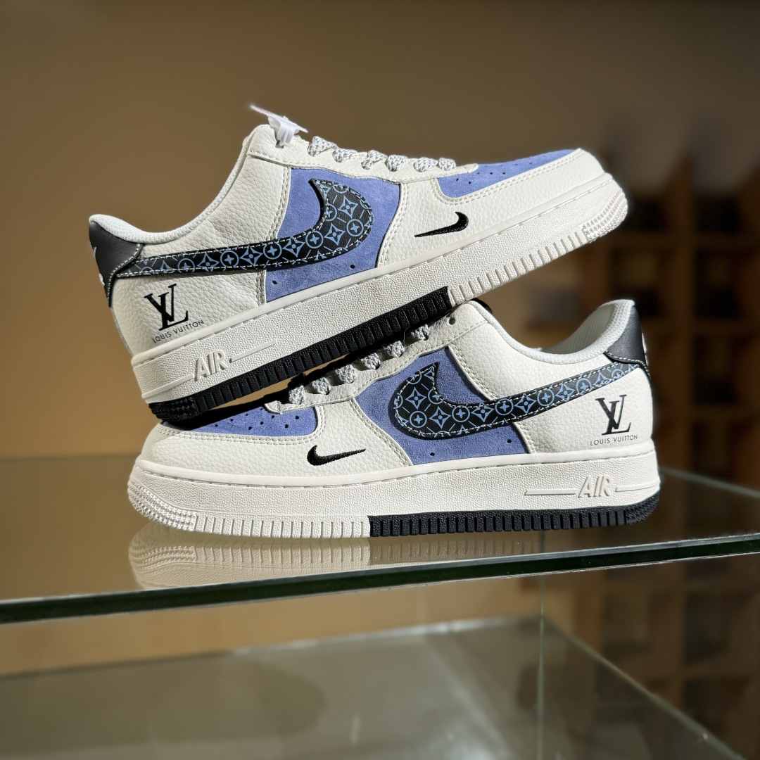 260 Nike Air Force 1 Low 07 x Louis Vuitt白蓝小勾满天星 HS8068-049