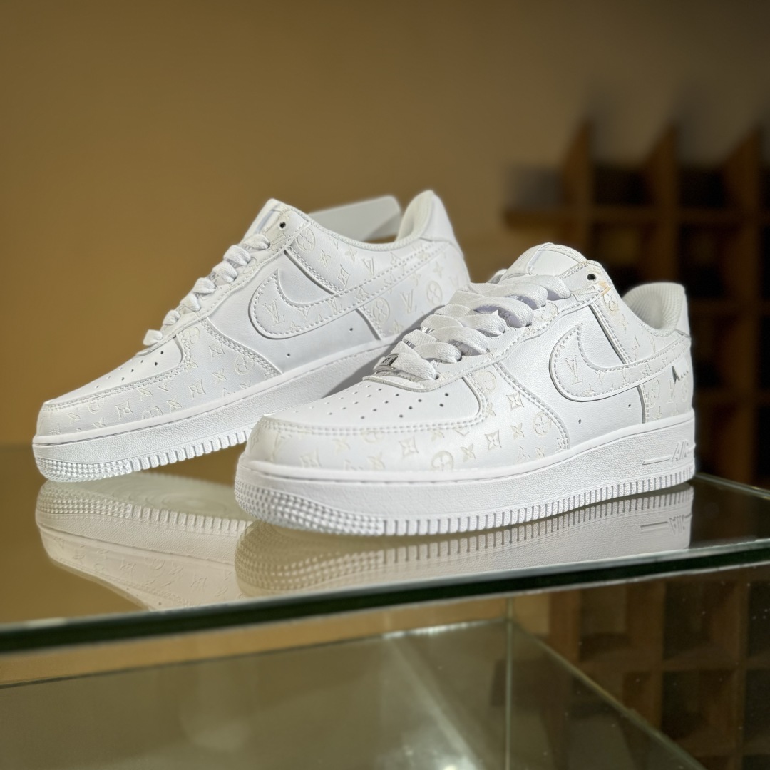 220 Nike Air Force 1 Low 07 x Louis Vuitt纯白满印 CW2288-111