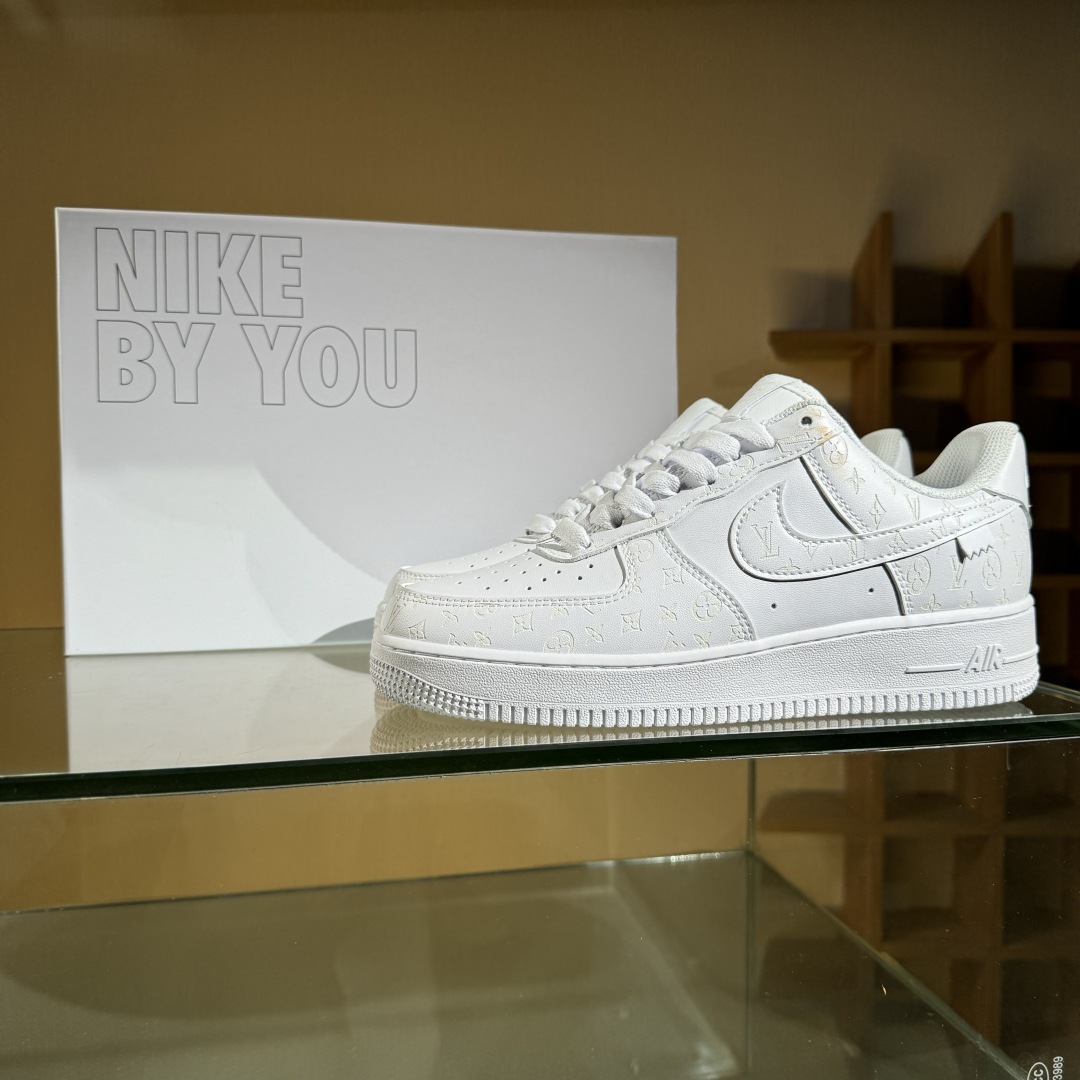 220 Nike Air Force 1 Low 07 x Louis Vuitt纯白满印 CW2288-111