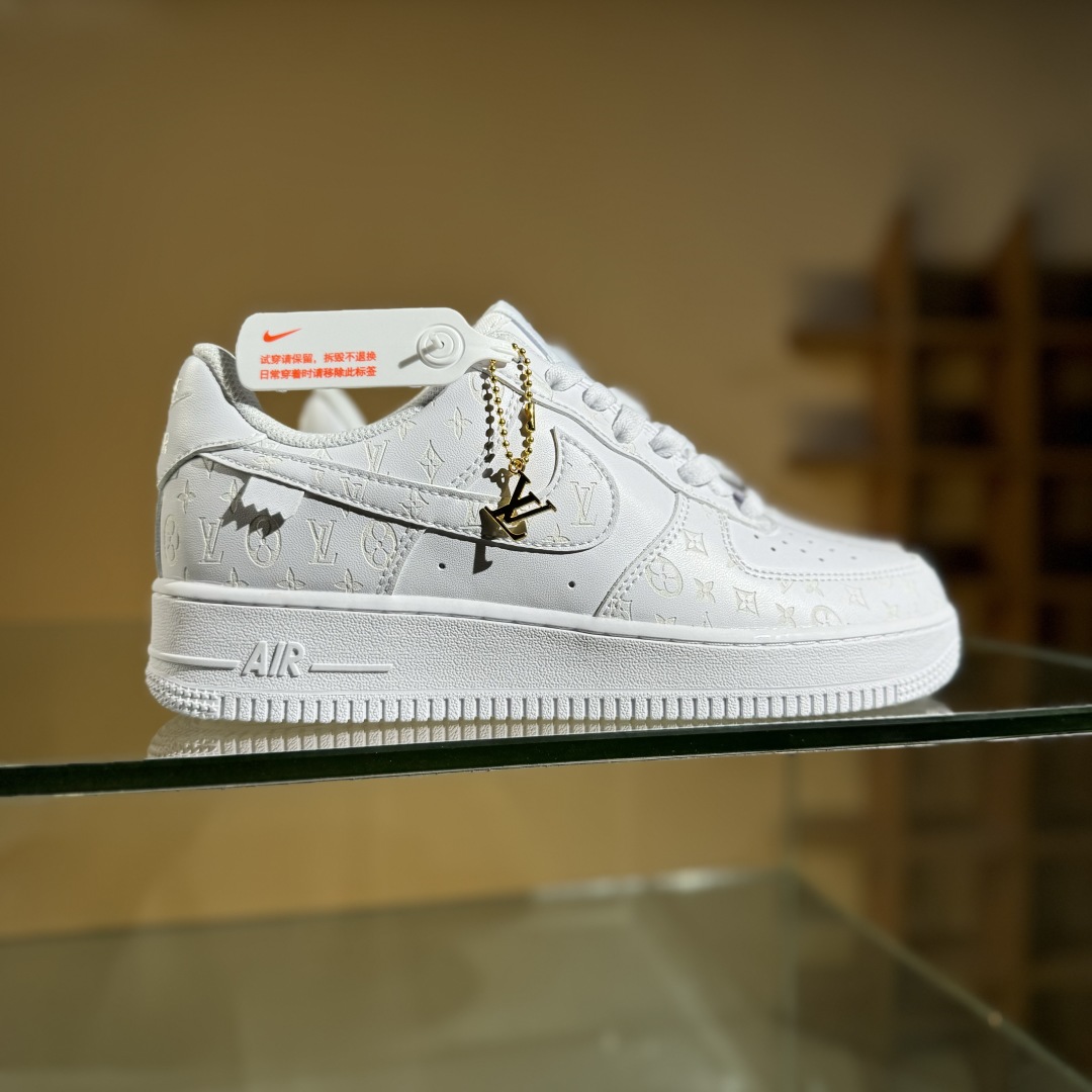 220 Nike Air Force 1 Low 07 x Louis Vuitt纯白满印 CW2288-111