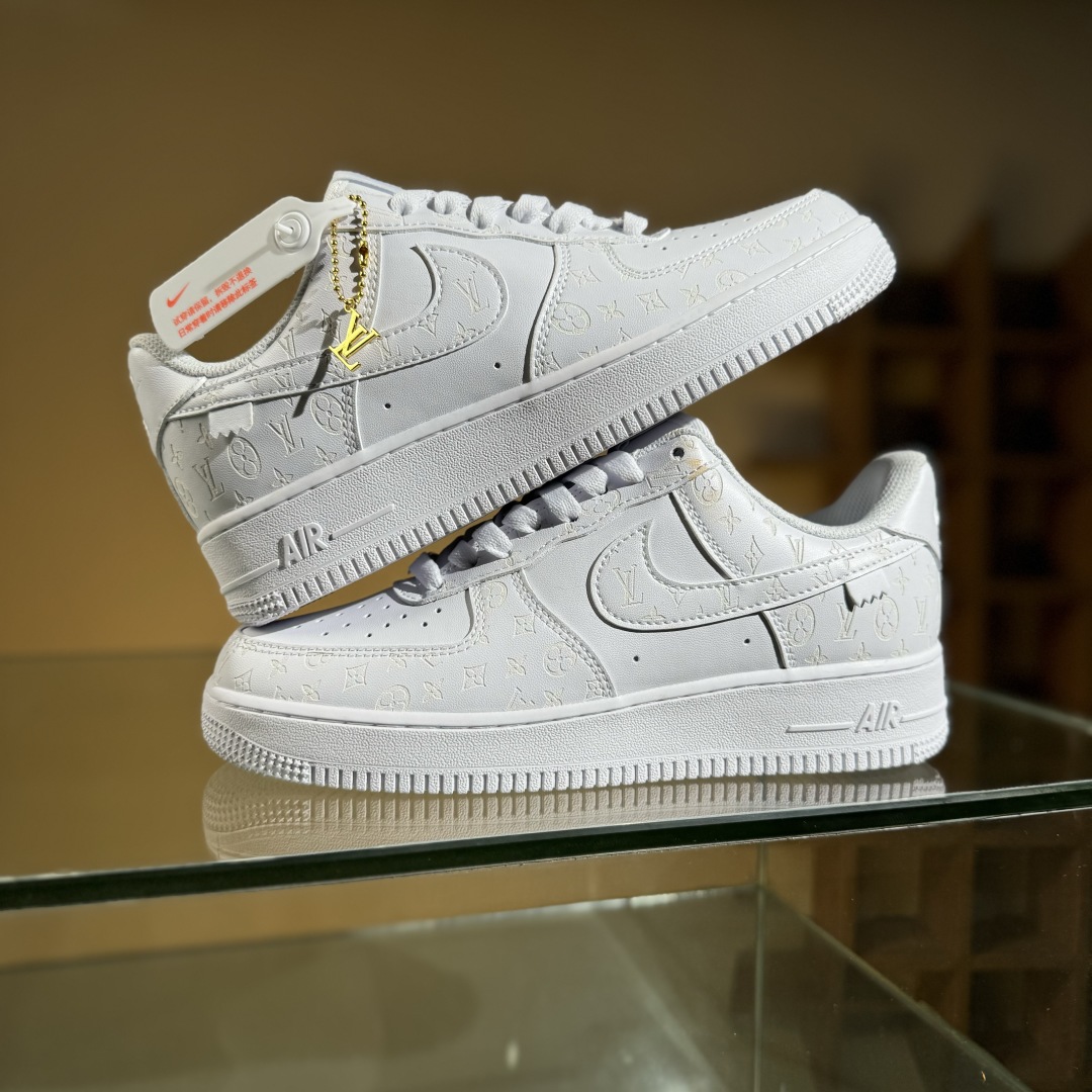 220 Nike Air Force 1 Low 07 x Louis Vuitt纯白满印 CW2288-111