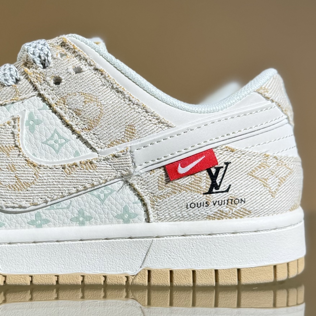 280 Nike SB Dunk Low LV联名 卡其牛仔  低帮休闲板鞋 YX5066-377