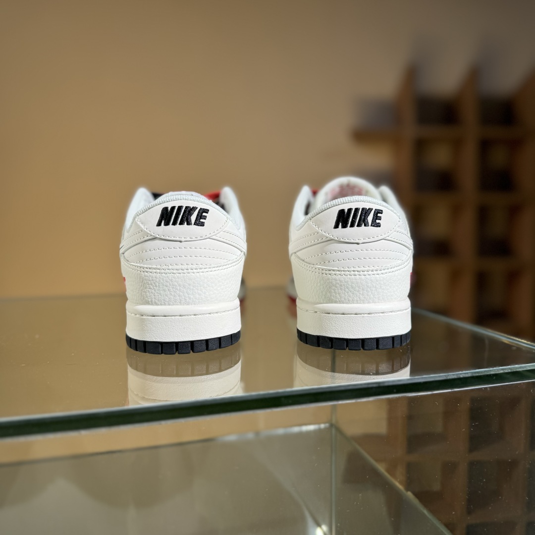 280 Nike SB Dunk Low Supreme联名 双拼米灰三勾 高端定制 低帮休闲板鞋 QW5836-010