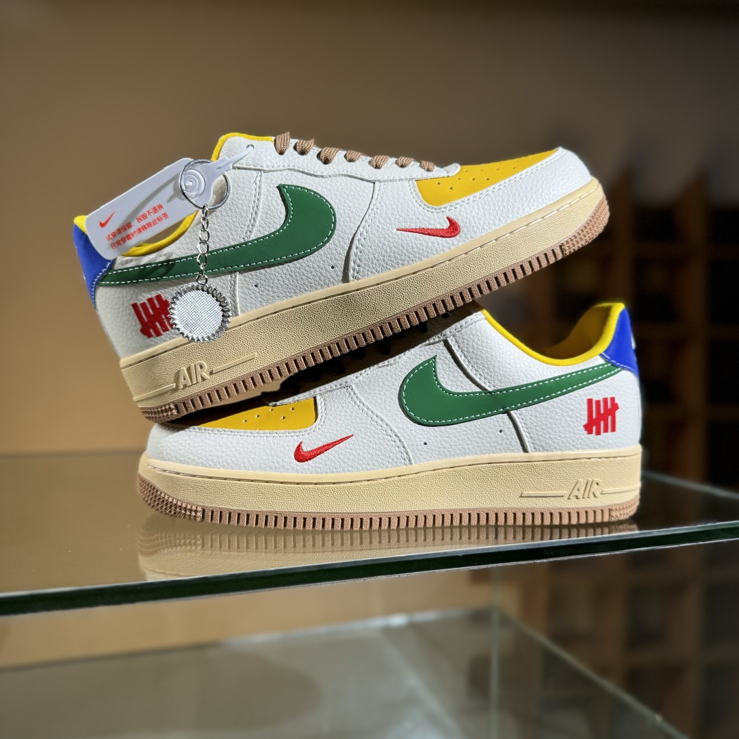 260 Nike Air Force 1'07 Low UN联名 多彩拼接 空军一号低帮休闲板鞋 KB1688-005