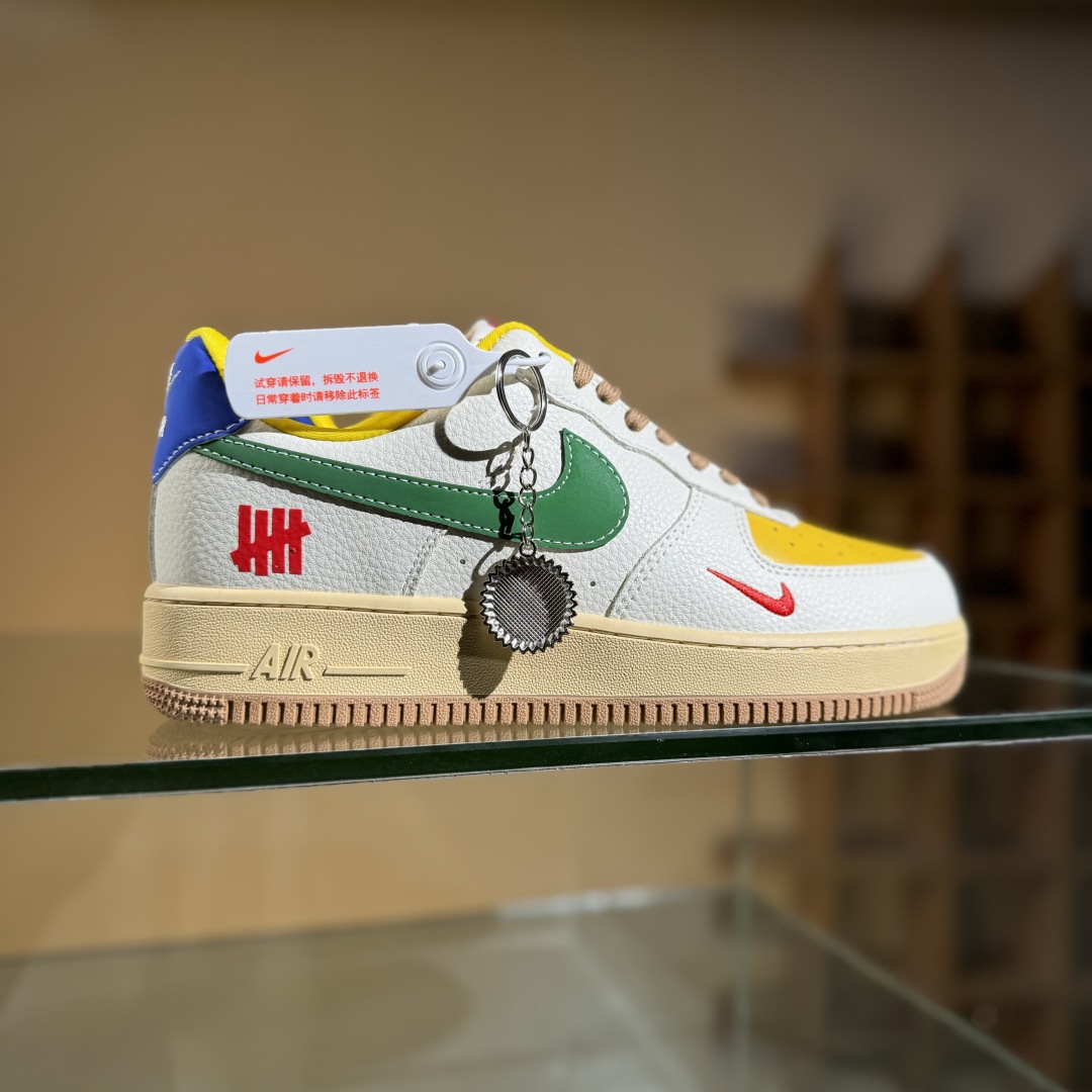 260 Nike Air Force 1'07 Low UN联名 多彩拼接 空军一号低帮休闲板鞋 KB1688-005