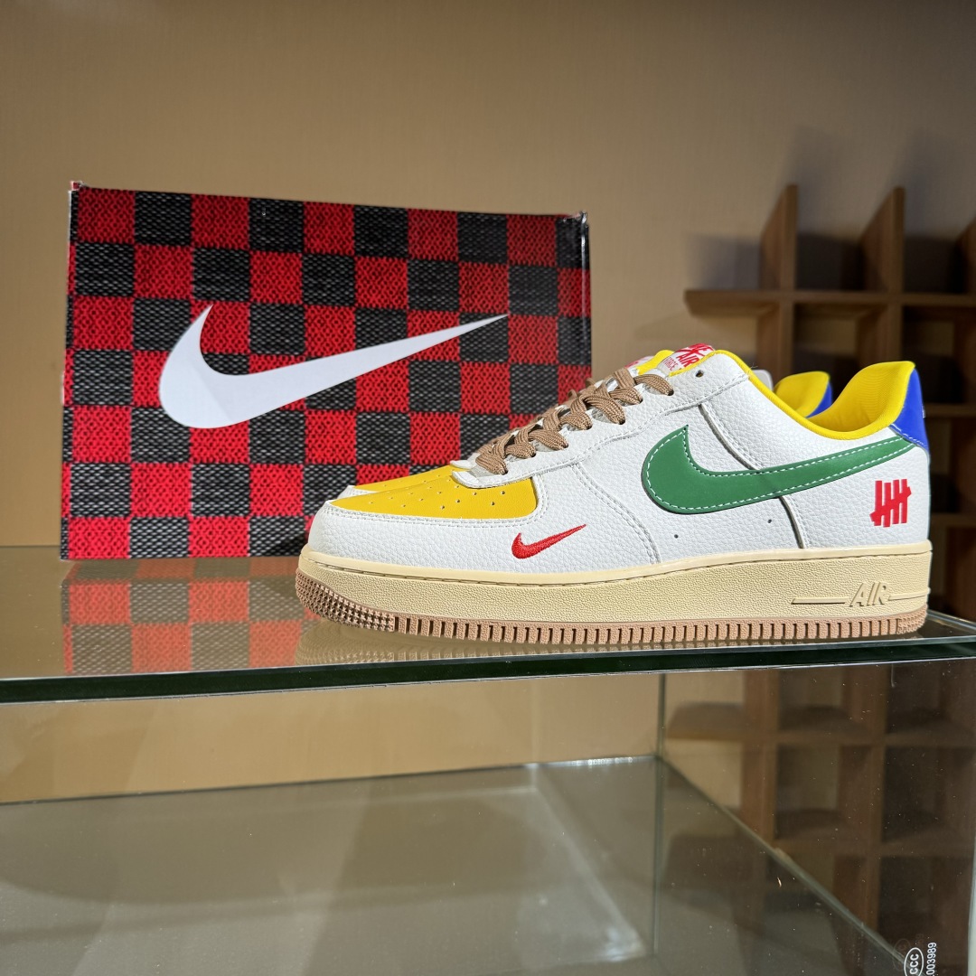 260 Nike Air Force 1'07 Low UN联名 多彩拼接 空军一号低帮休闲板鞋 KB1688-005