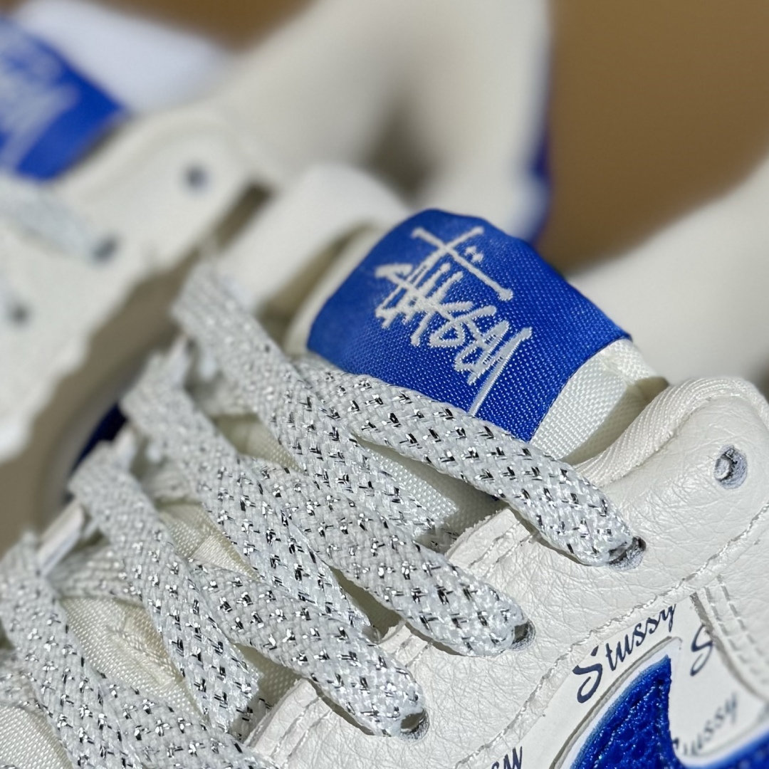 260 Nike Air Force 1‘07 Low 斯图西联名 骰子米蓝生胶 空军一号低帮休闲板鞋 KJ1688-006
