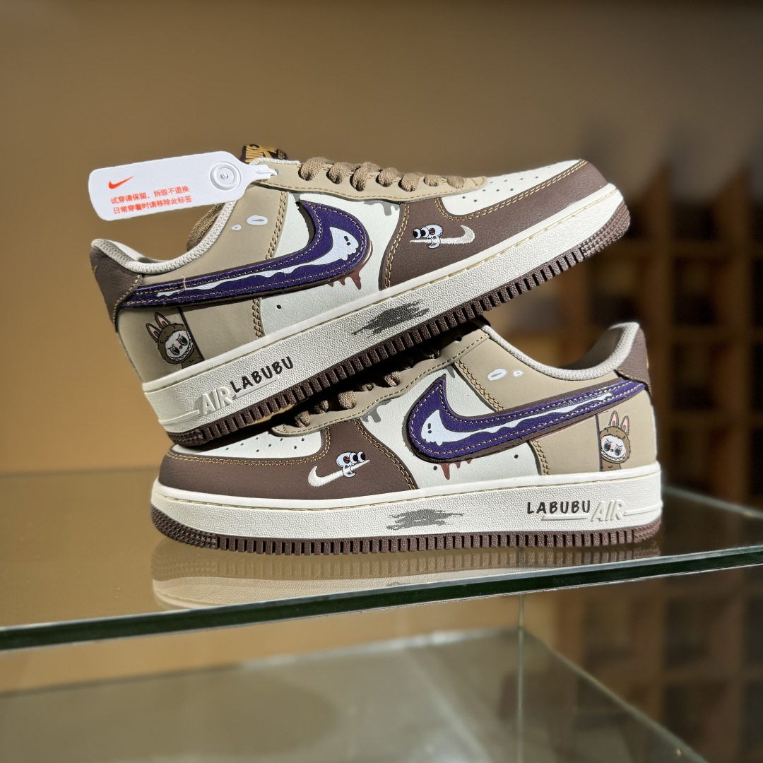 260 Nike Air Force 1'07 Low 拉布布 空军一号低帮休闲板鞋 LJ8822-101