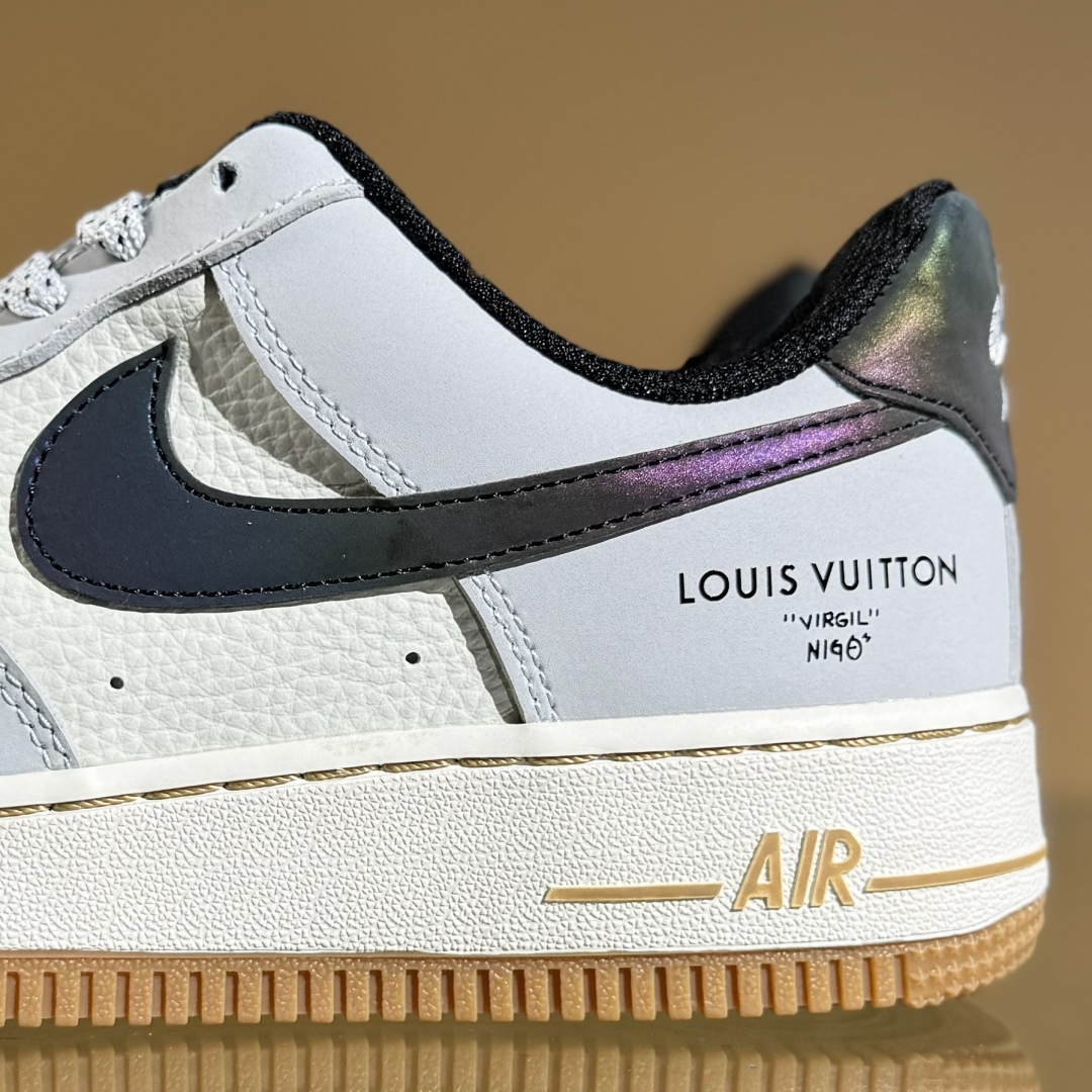 260 Nike Air Force 1'07 Low LV联名 灰白镭射渐变 空军一号低帮休闲板鞋 LW9279-020