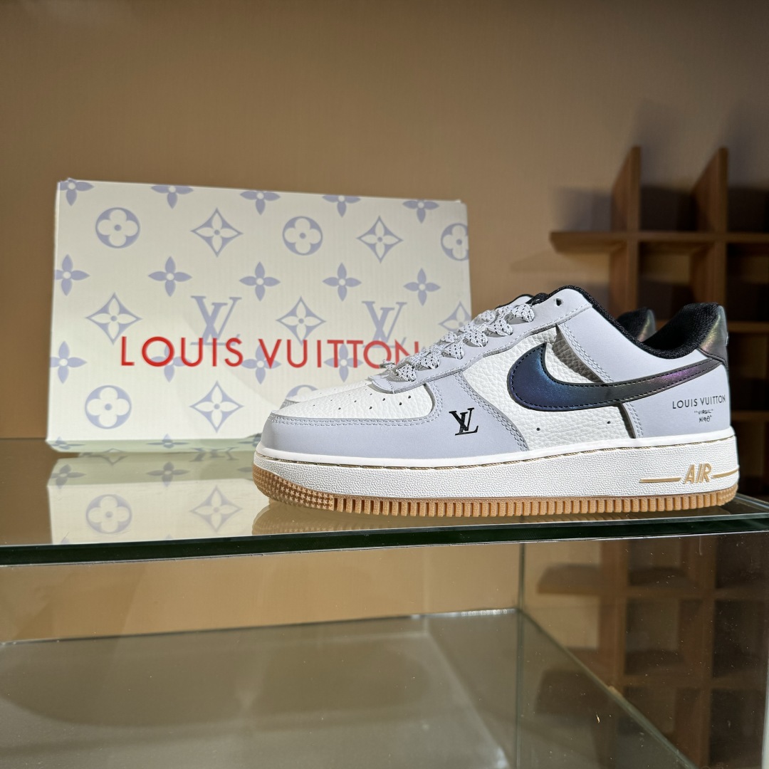 260 Nike Air Force 1'07 Low LV联名 灰白镭射渐变 空军一号低帮休闲板鞋 LW9279-020