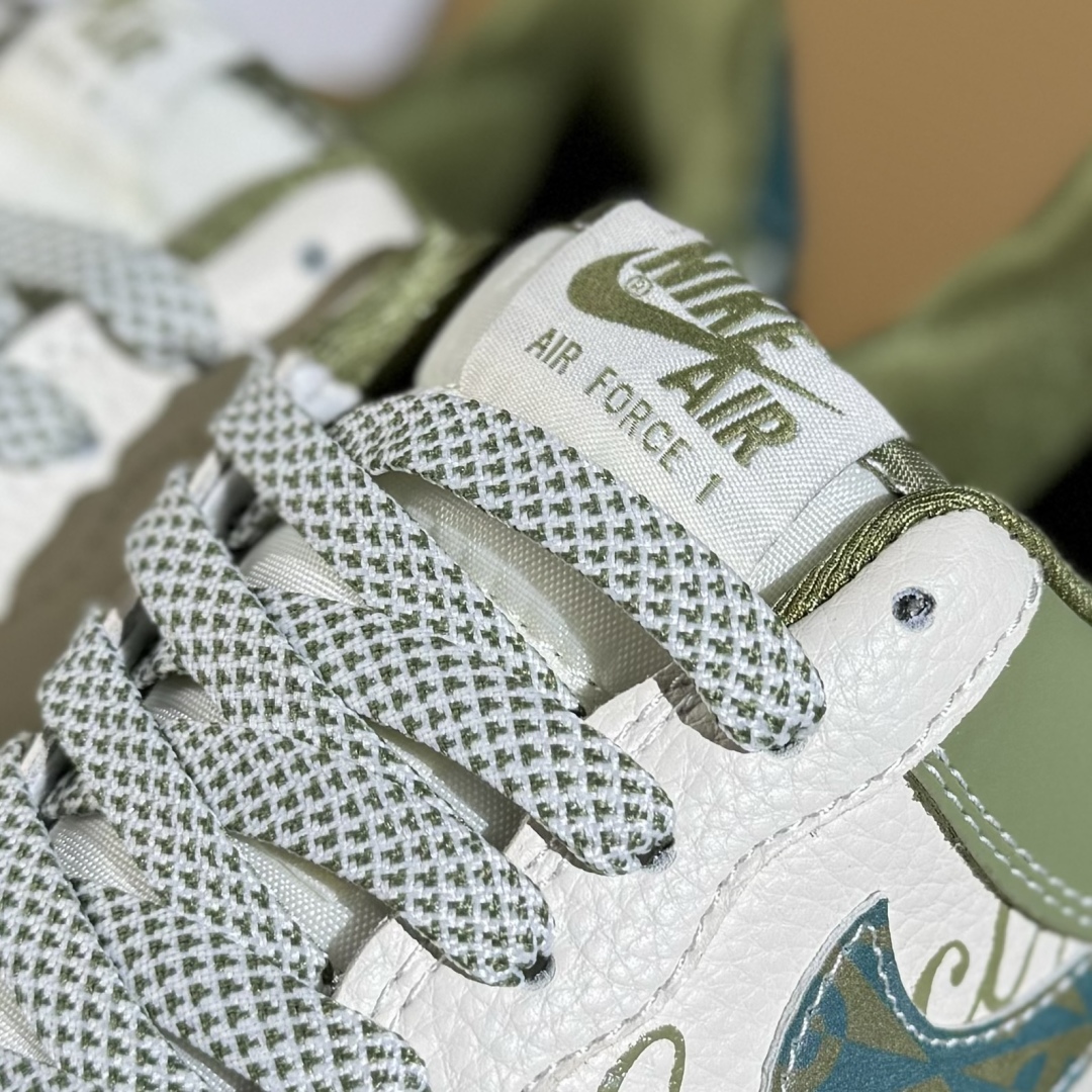 260 Nike Air Force 1'07 Low 古驰联名 草绿 空军一号低帮休闲板鞋 KK1988-094