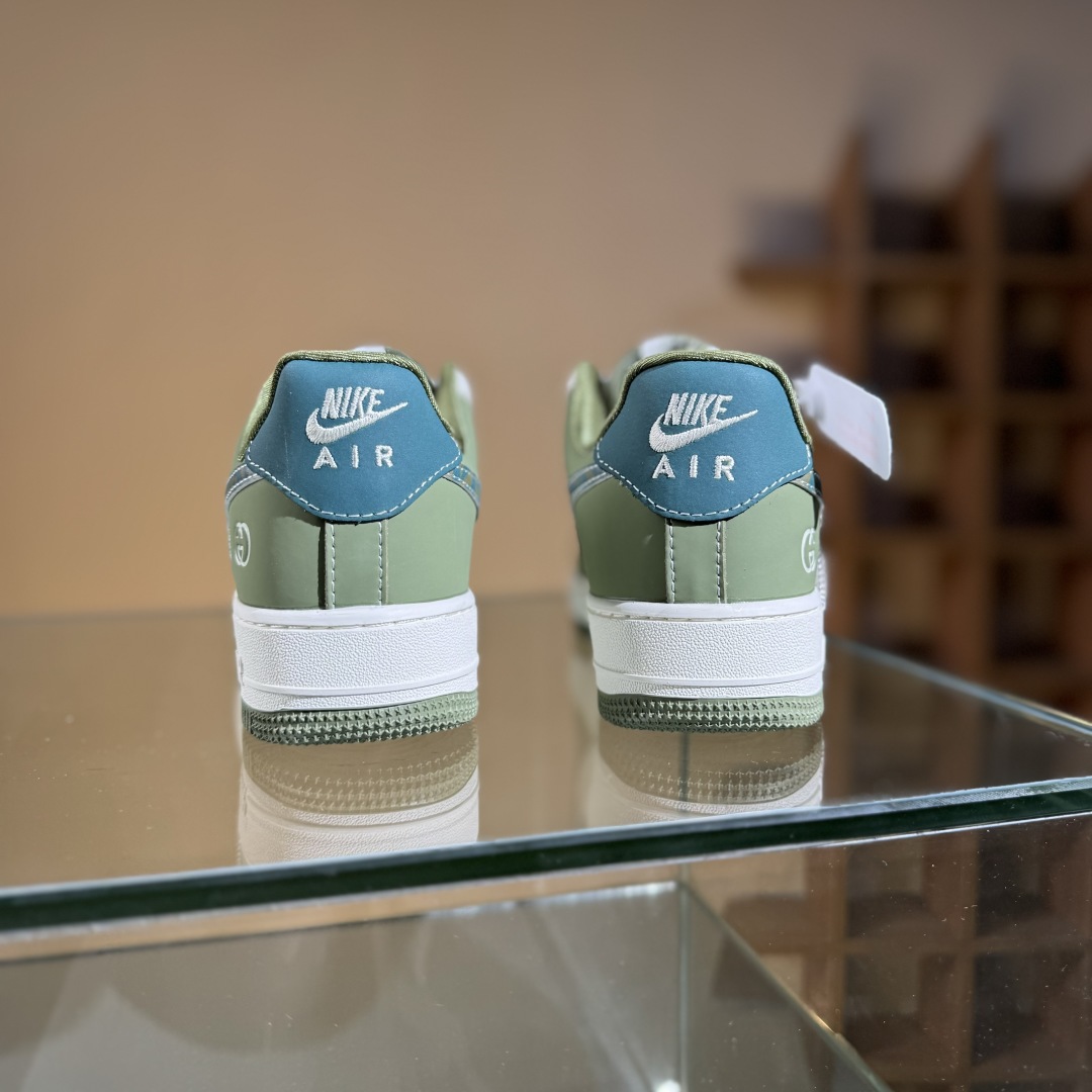 260 Nike Air Force 1'07 Low 古驰联名 草绿 空军一号低帮休闲板鞋 KK1988-094