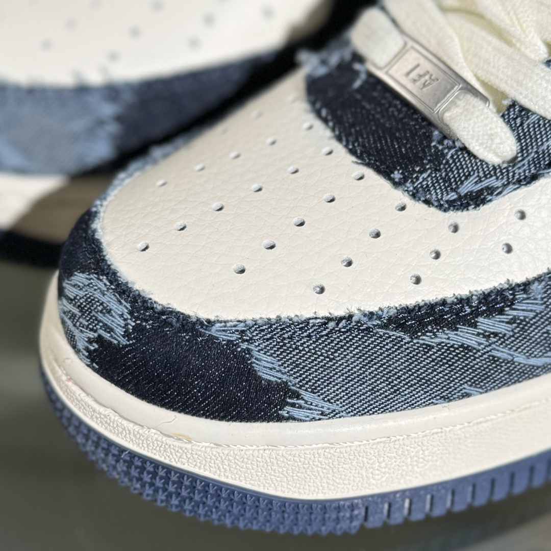 260 Nike Air Force 1'07 Low 斯图西联名 做旧牛仔 空军一号低帮休闲板鞋 XS1958-579