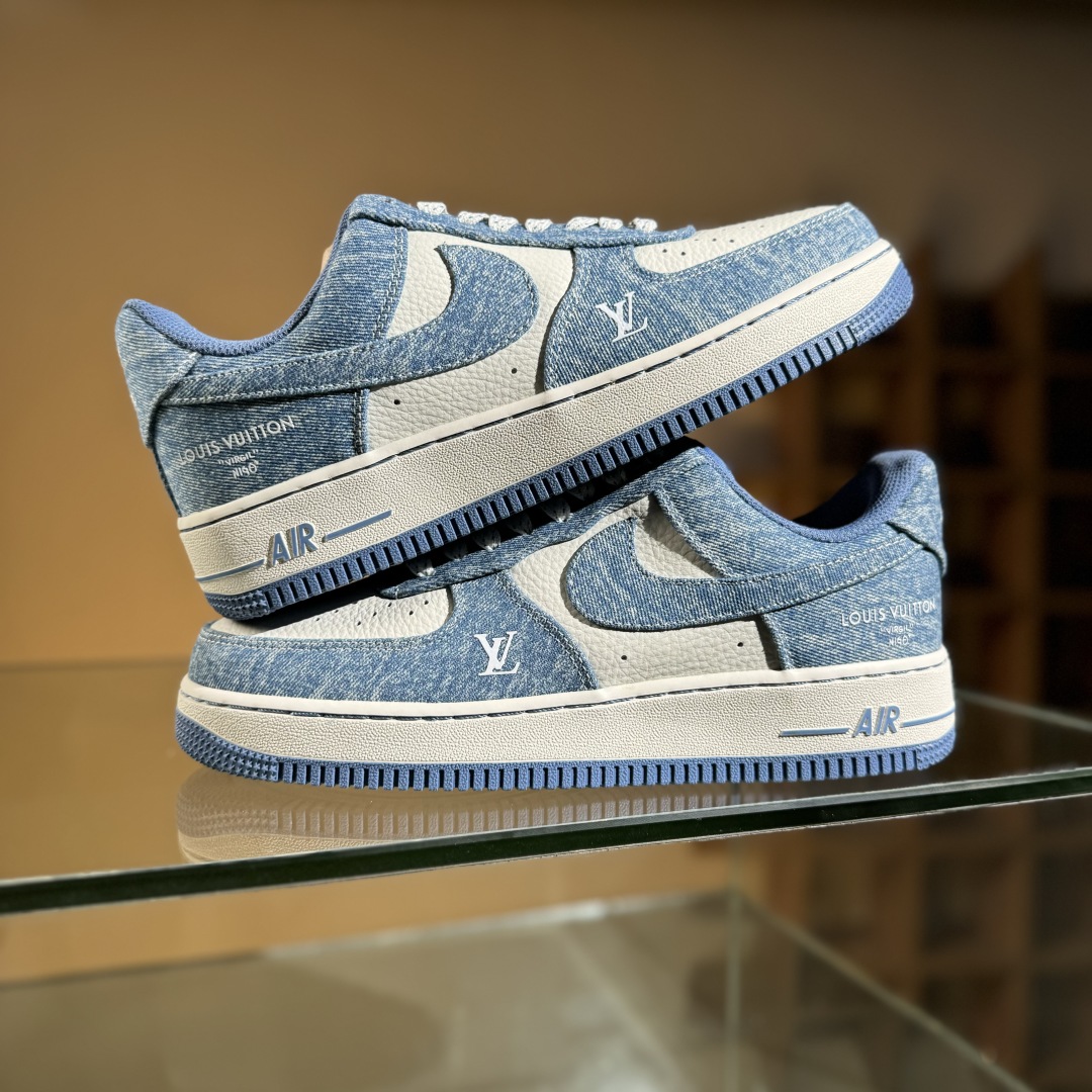 260 Nike Air Force 1'07 Low LV联名 冰蓝牛仔 空军一号低帮休闲板鞋 LW9279-021