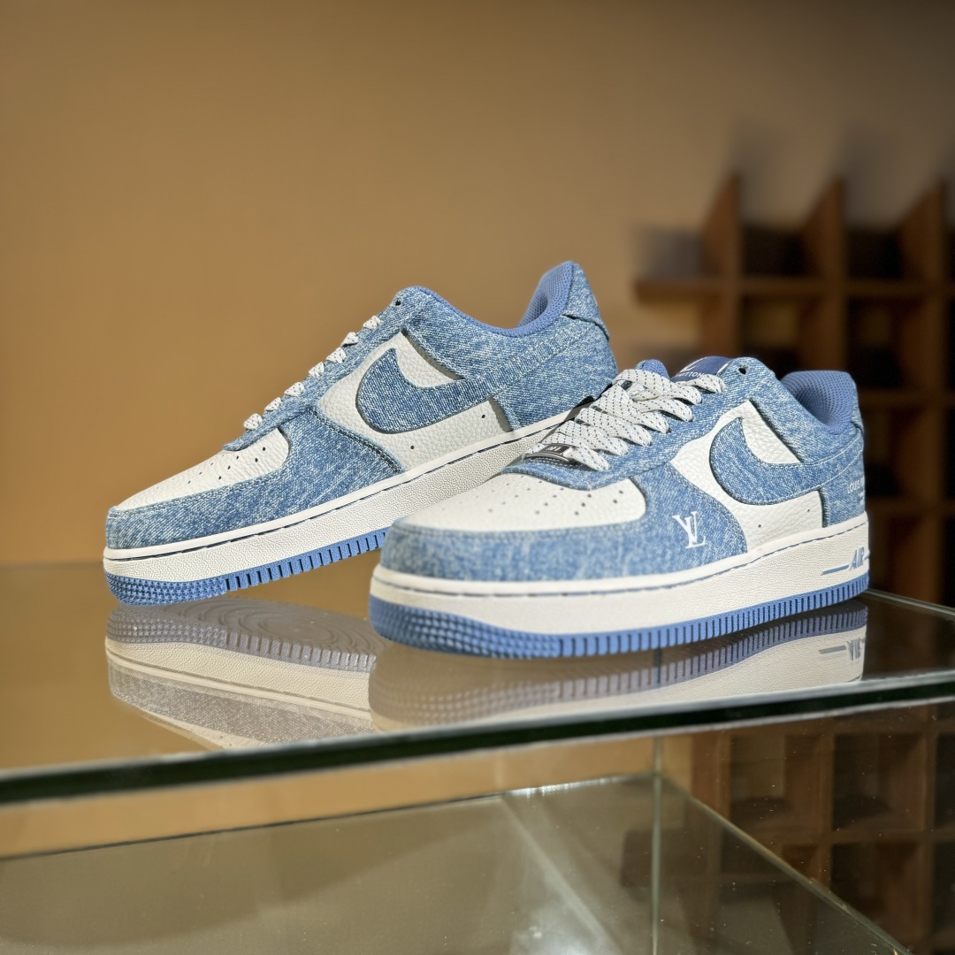 260 Nike Air Force 1'07 Low LV联名 冰蓝牛仔 空军一号低帮休闲板鞋 LW9279-021