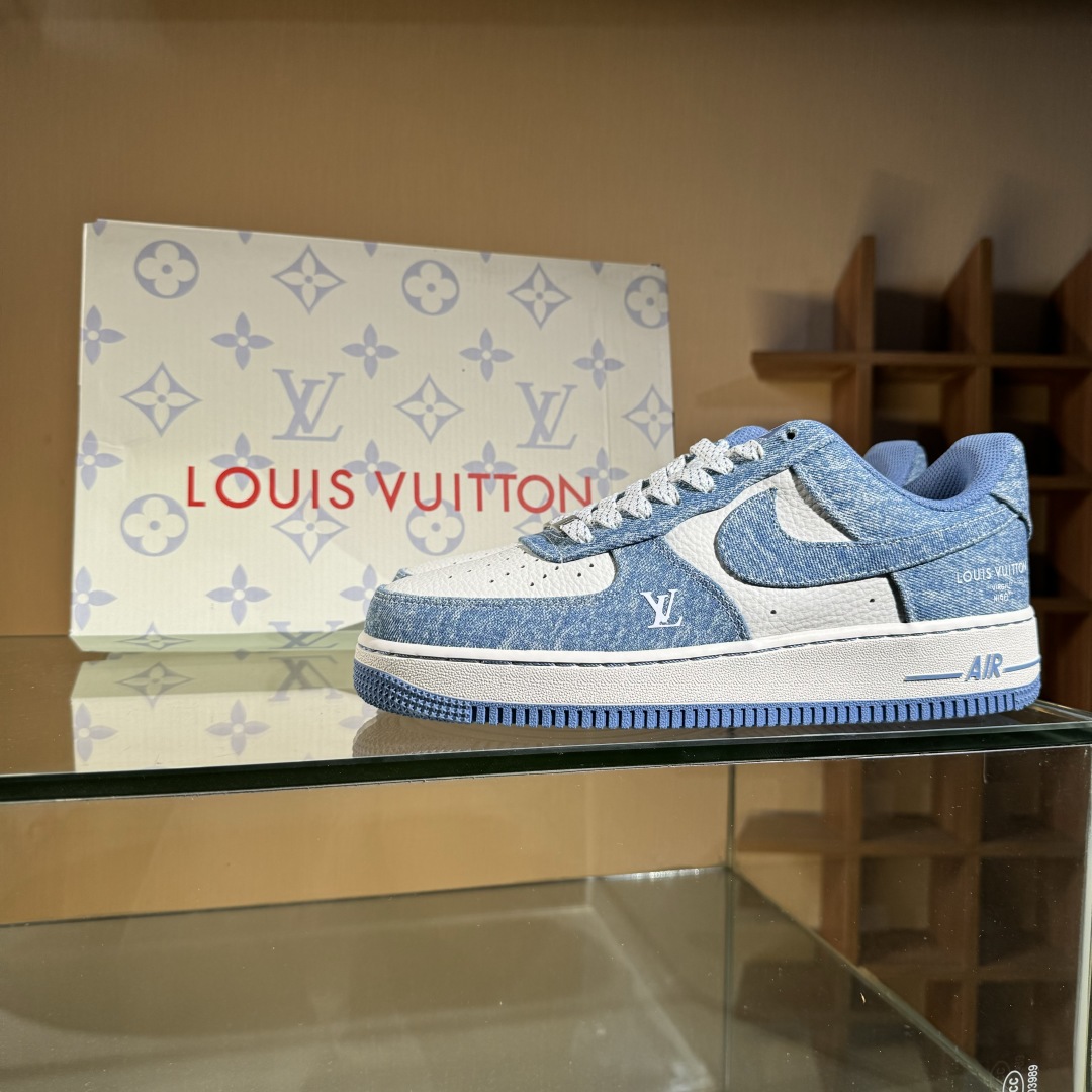 260 Nike Air Force 1'07 Low LV联名 冰蓝牛仔 空军一号低帮休闲板鞋 LW9279-021
