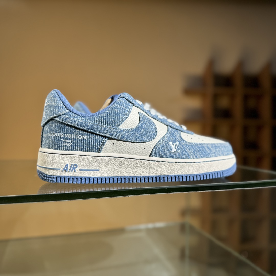 260 Nike Air Force 1'07 Low LV联名 冰蓝牛仔 空军一号低帮休闲板鞋 LW9279-021