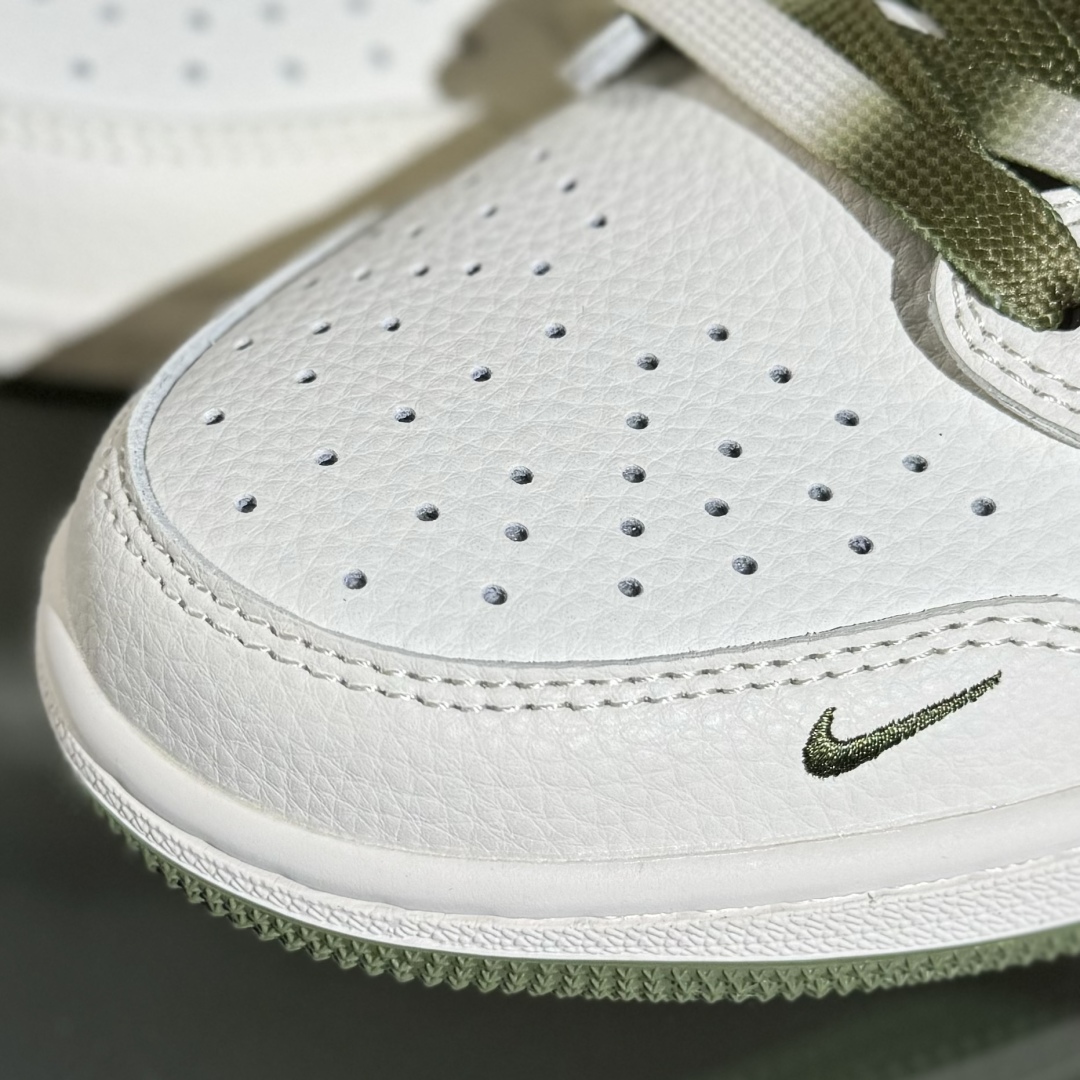 280 Travis Scott x Fragment Design x Air Jordan 1 Low SP AJ1 乔1 迪奥联名 米灰绿 低帮文化休闲板鞋 QW5088-203