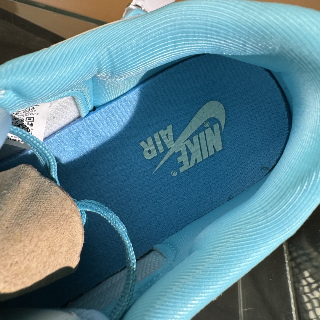 280 Travis Scott x Fragment Design x Air Jordan 1 Low SP AJ1 乔1 LV联名 浅天蓝 低帮文化休闲板鞋 LD2025-034