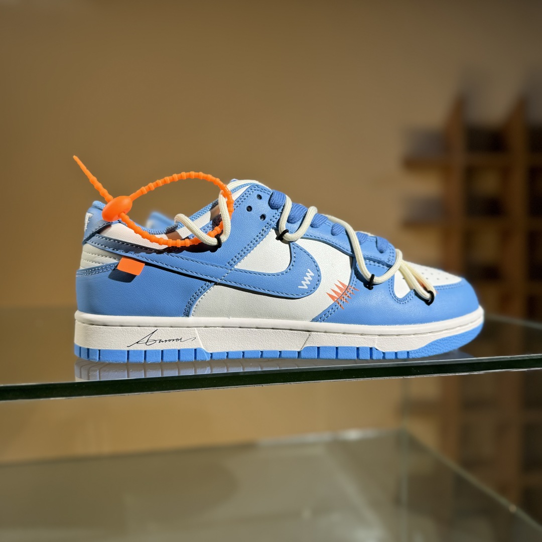 220 Nike SB Dunk Low 白蓝 绑带 低帮休闲板鞋 DV0833-113