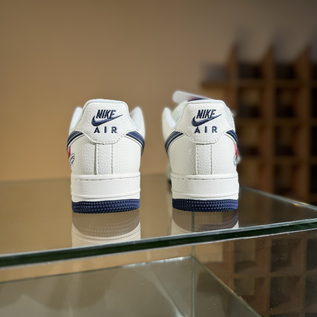 260 Nike Air Force 1'07 Low Supreme联名 夜幕蓝 空军一号定制休闲板鞋 SM6668-112