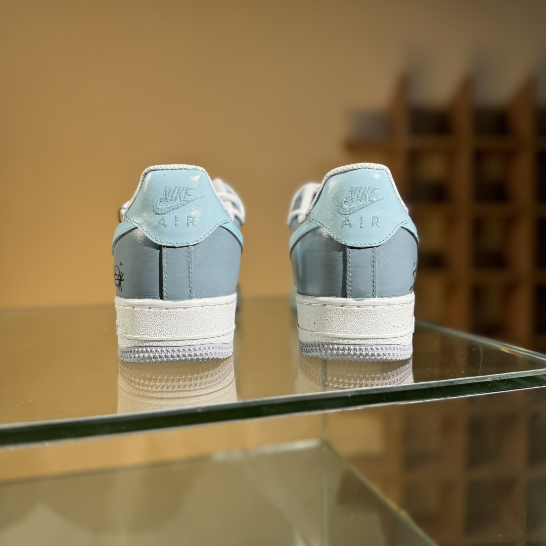 260 Nike Air Force 1'07 Low ”Starry Sky Trajectory” 手绘涂鸦 星芒轨迹 空军一号定制休闲板鞋 CW1888-006